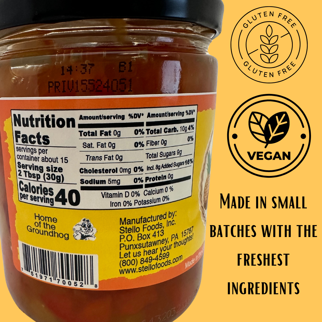 Stello Foods - Rosie's Roasted Pineapple Salsa 16 oz from Stello Foods