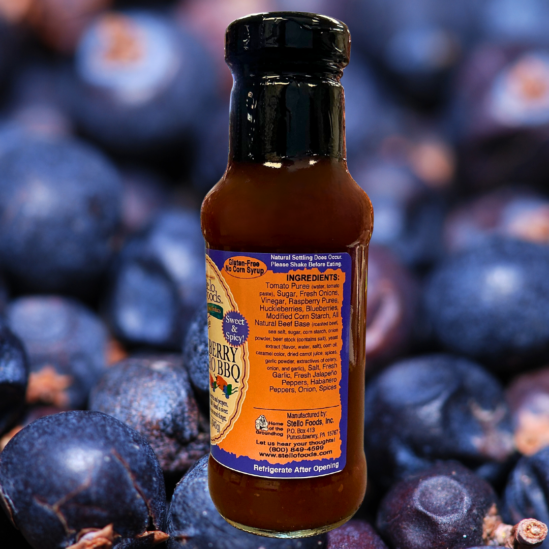 Stello Foods - Rosie's Huckleberry Habanero BBQ Sauce 12 oz from Stello Foods