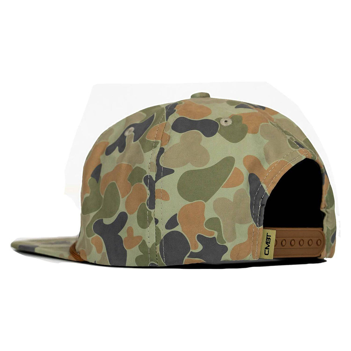 American Flag Leather Patch Crushable Rope Snapback Hat from Combat Iron Apparel