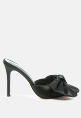 Sidonie Bow Detail Stiletto Mules from London Rag International