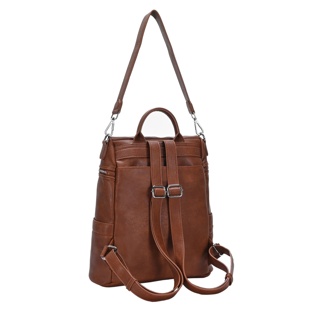 Sienna Utilitarian Shoulder Backpack Purse from MMS Brands