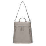Sienna Utilitarian Shoulder Backpack Purse from MMS Brands