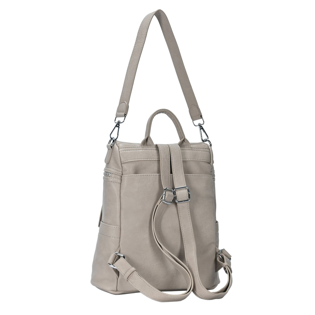 Sienna Utilitarian Shoulder Backpack Purse from MMS Brands
