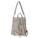 Sienna Utilitarian Shoulder Backpack Purse from MMS Brands
