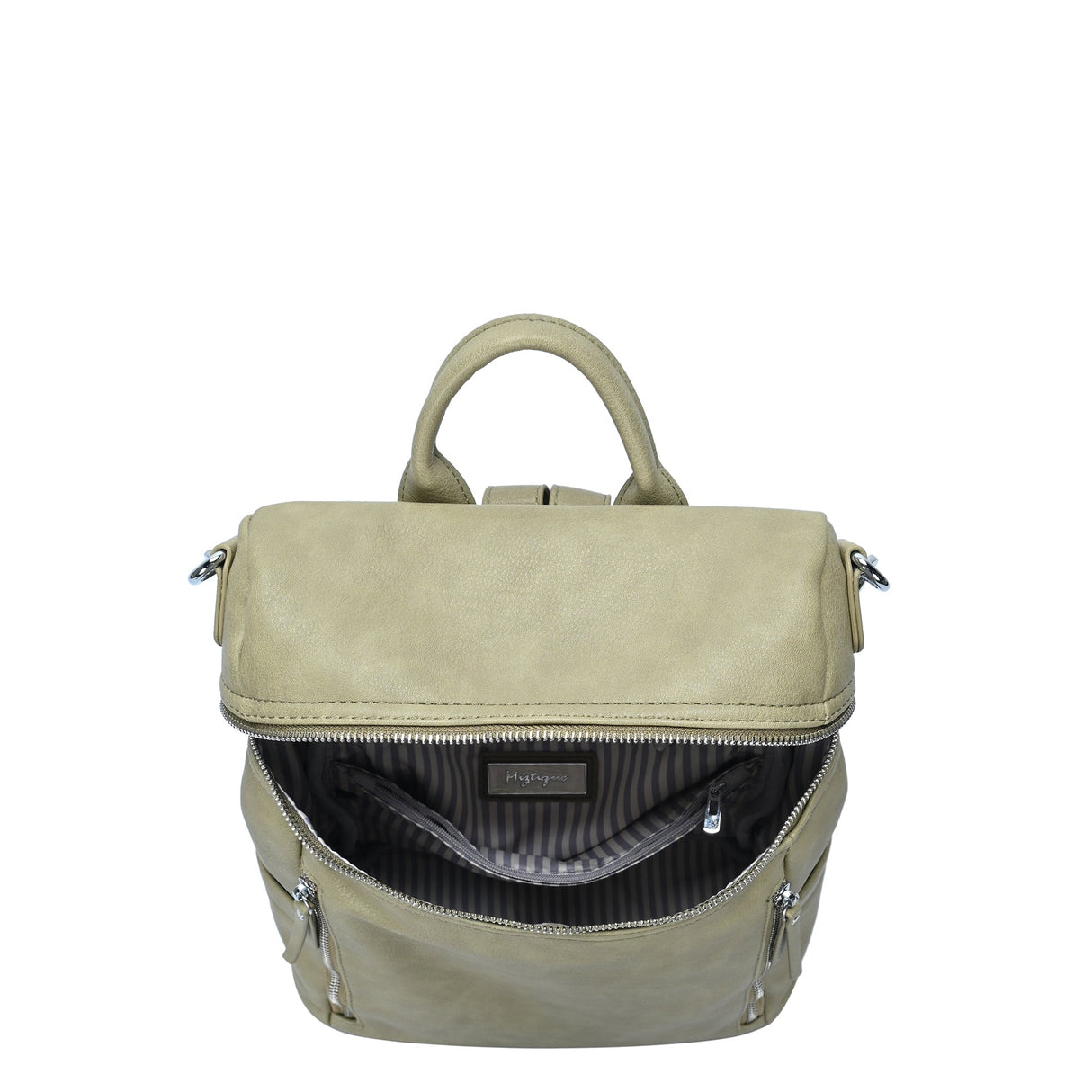 Sienna Utilitarian Shoulder Backpack Purse from MMS Brands
