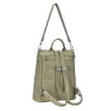 Sienna Utilitarian Shoulder Backpack Purse from MMS Brands