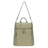 Sienna Utilitarian Shoulder Backpack Purse from MMS Brands
