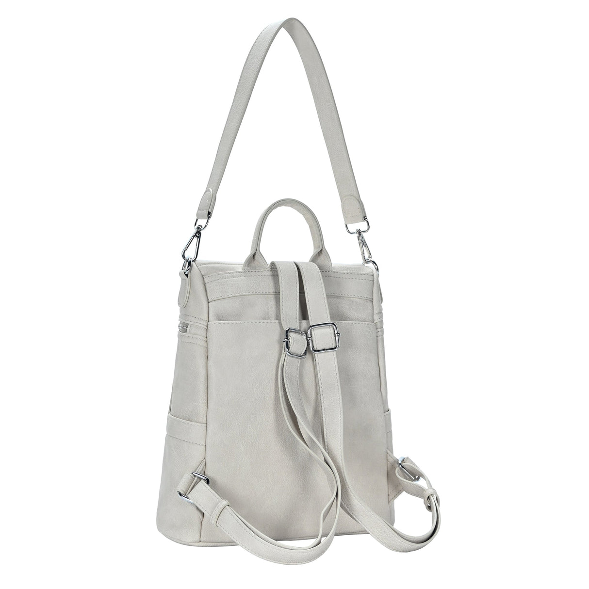 Sienna Utilitarian Shoulder Backpack Purse from MMS Brands