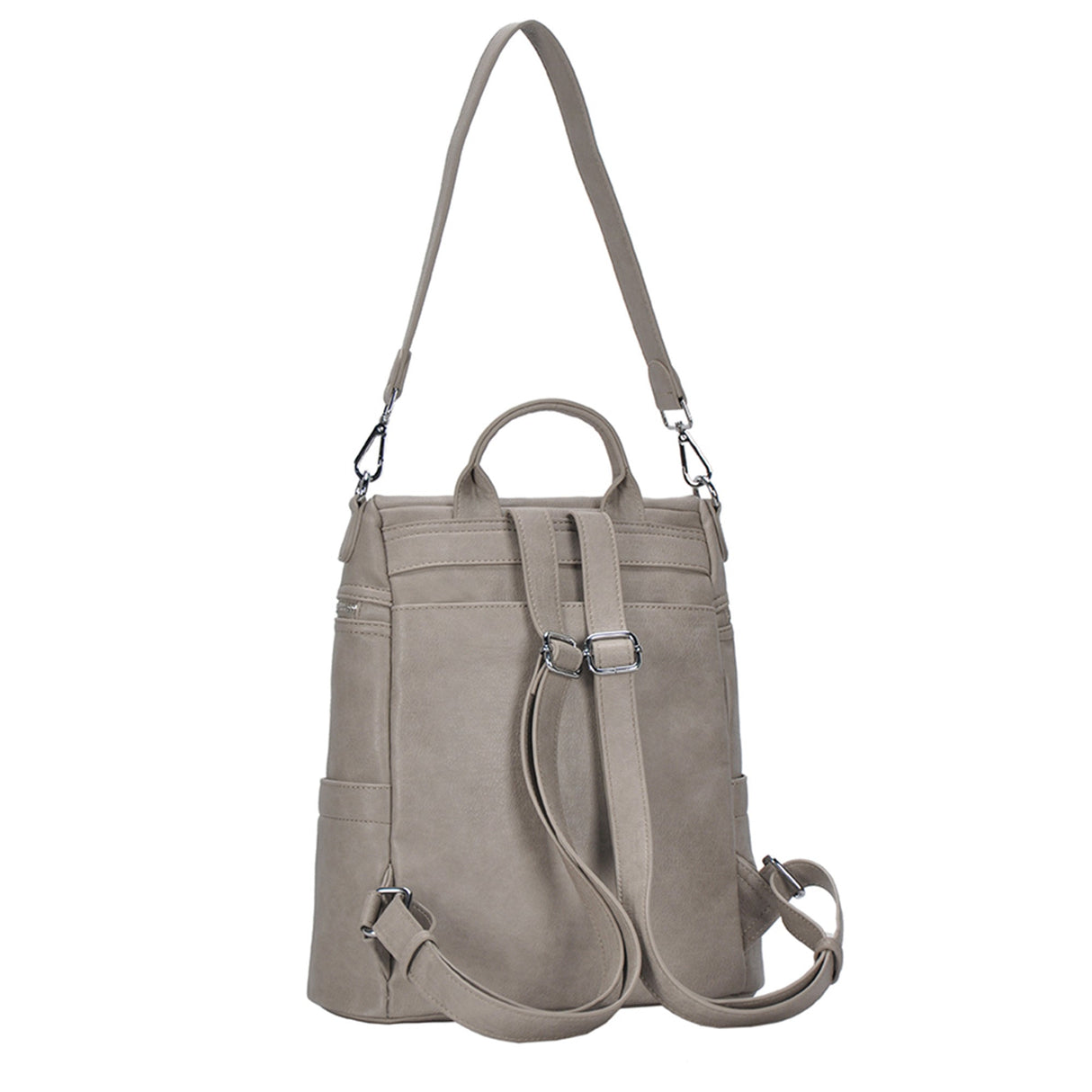 Sienna Utilitarian Shoulder Backpack Purse from MMS Brands