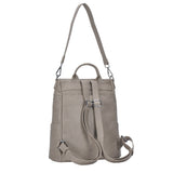 Sienna Utilitarian Shoulder Backpack Purse from MMS Brands