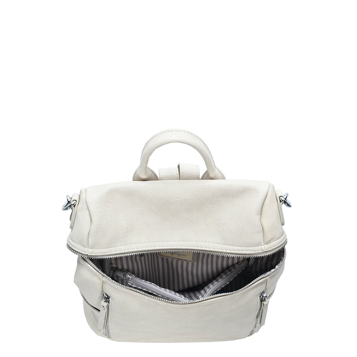 Sienna Utilitarian Shoulder Backpack Purse from MMS Brands