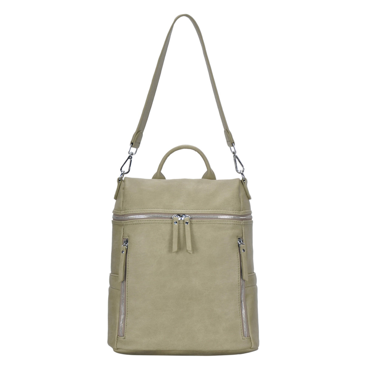 Sienna Utilitarian Shoulder Backpack Purse from MMS Brands