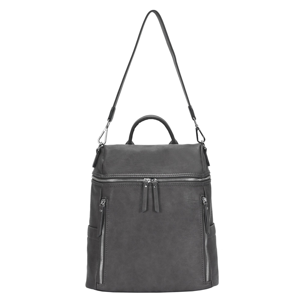 Sienna Utilitarian Shoulder Backpack Purse from MMS Brands