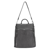 Sienna Utilitarian Shoulder Backpack Purse from MMS Brands