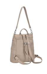 Sienna Utilitarian Shoulder Backpack Purse from MMS Brands