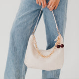 Sienna Slouchy Woven Shoulder Bag from Pretty Simple