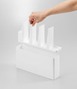 Utensil & Thin Cutting Board Holder - Steel from Yamazaki Home