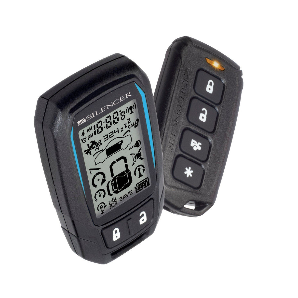 Silencer Plus 552SSR | 2 Way | 1/4 Mile Range Remote Start, Security & Keyless Entry from Magnadyne