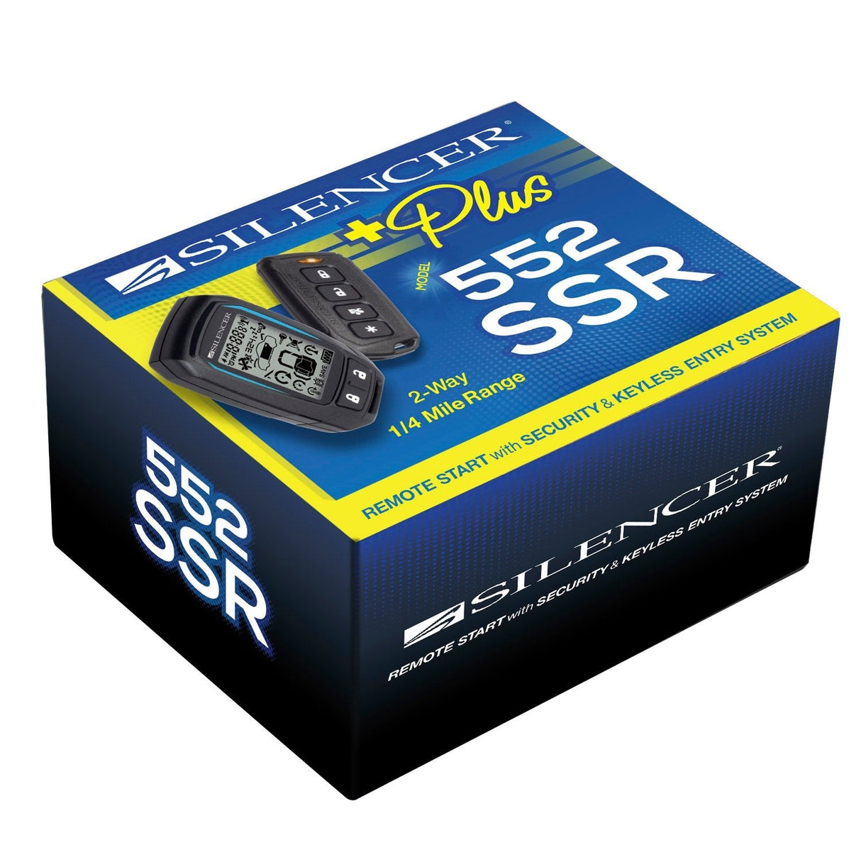 Silencer Plus 552SSR | 2 Way | 1/4 Mile Range Remote Start, Security & Keyless Entry from Magnadyne