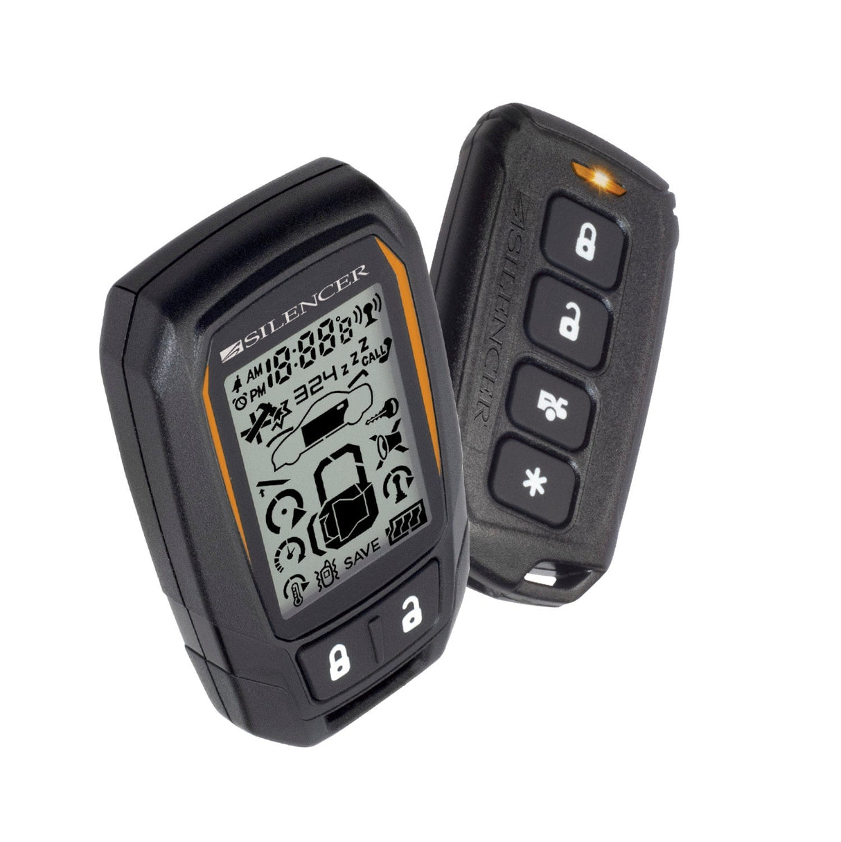 Silencer Plus 662SSR | 2 Way | 1 Mile Range Remote Start Security Keyless Entry from Magnadyne