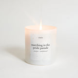 Marching in the Pride Parade from Literie Candles