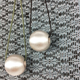 Recycled Bombshell Ball Necklace from SLATE + SALT