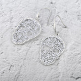 Sugar Skull Drop Earrings from Zapps Clothing