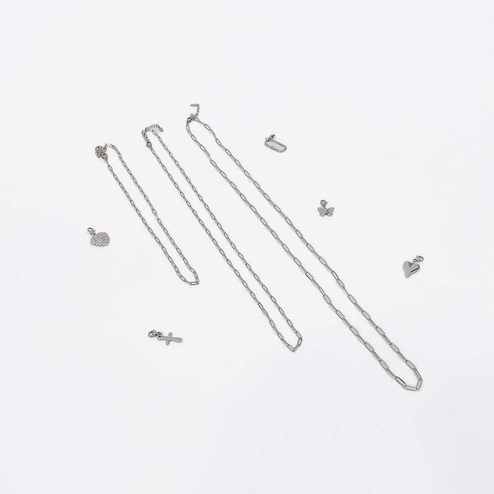 Chanelle Charm Bar Necklace Chains - WATERPROOF from Pretty Simple