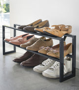 Expandable Shoe Rack - Two Sizes - Steel from Yamazaki Home