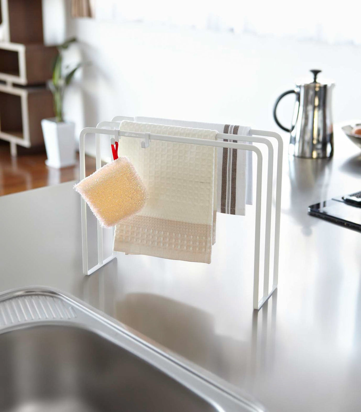 Dish Towel Hanger - Steel from Yamazaki Home