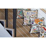 Ski Aspen Hand-Embroidered Pillow from Quirks!