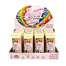 Skittles Yogurt Tubes (360g) China - 12ct from PETEZ POP WHOLESALE