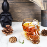 Skull Shot Glasses Set of 6 by The Wine Savant - 3oz Skull Glasses 3" H - Goth Gifts, Skull Gifts, Skull Decor, Skeleton Decor, Skull Shaped Glasses, Perfect for Halloween Themed Parties! from The Wine Savant