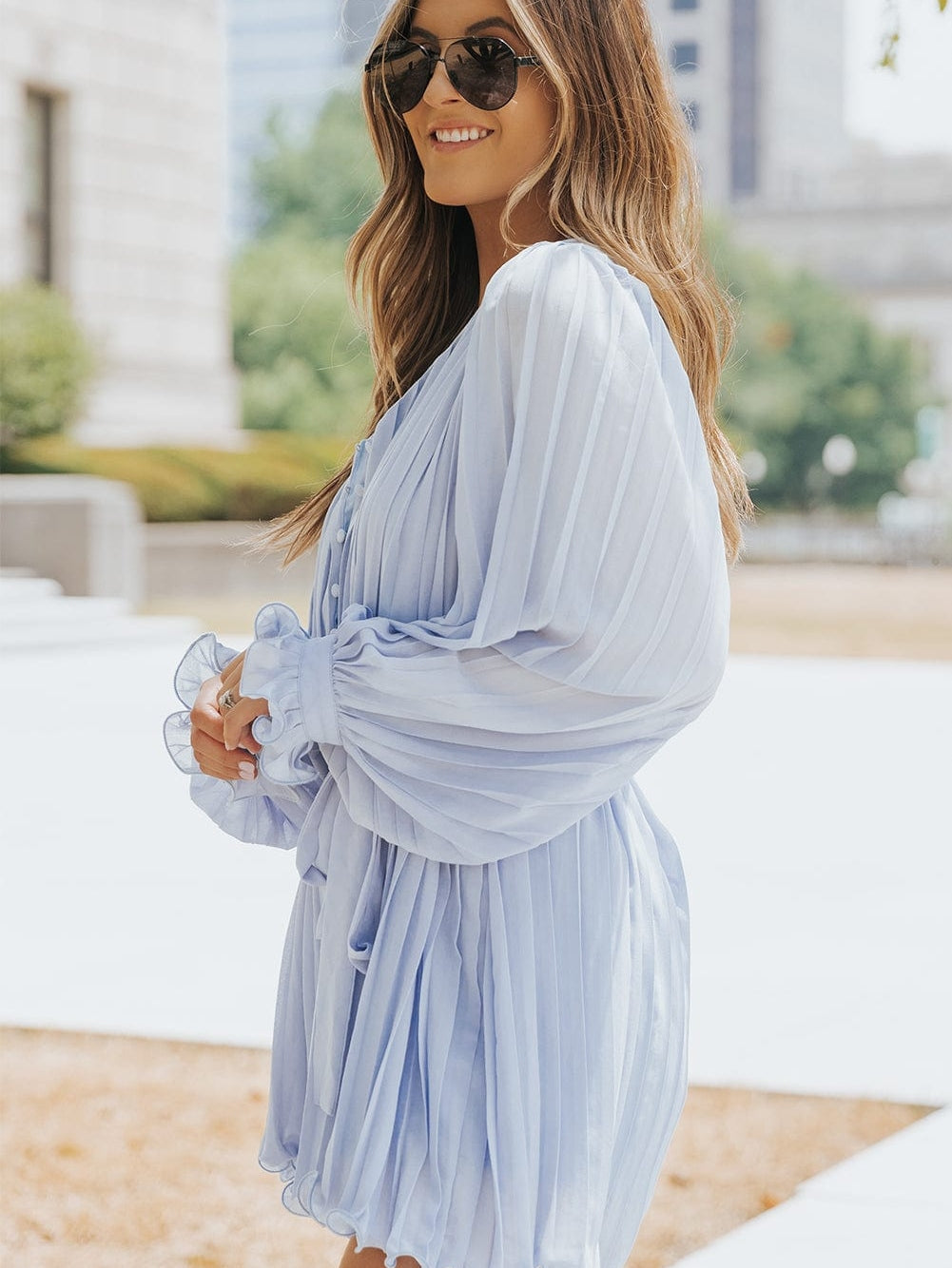 Alluring Pleated Playsuit from MsDressly