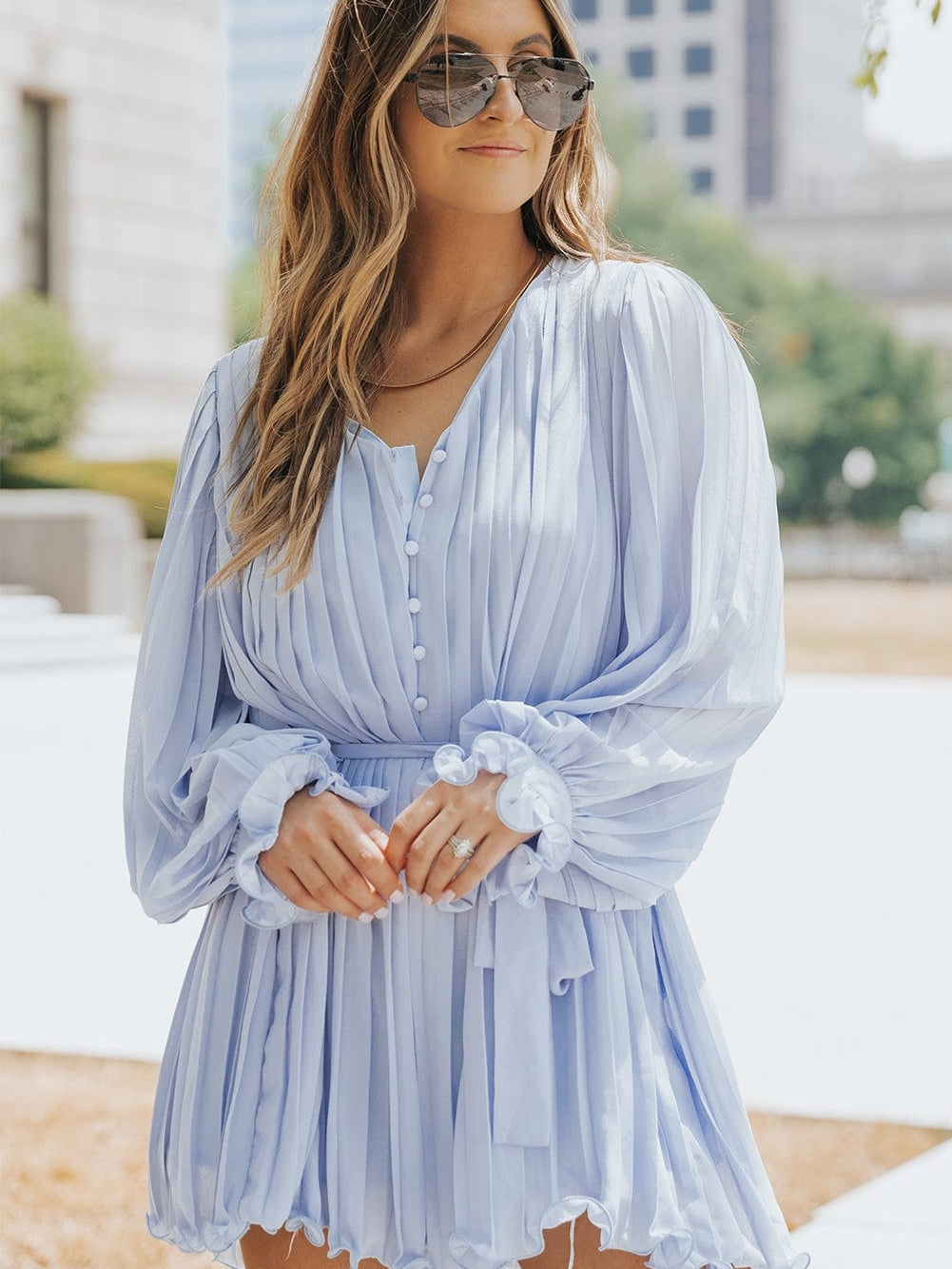 Alluring Pleated Romper from MsDressly