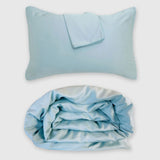 Bamboo Duvet Cover with Shams, 3pc - Sky - Final Sale/No Returns from BedVoyage