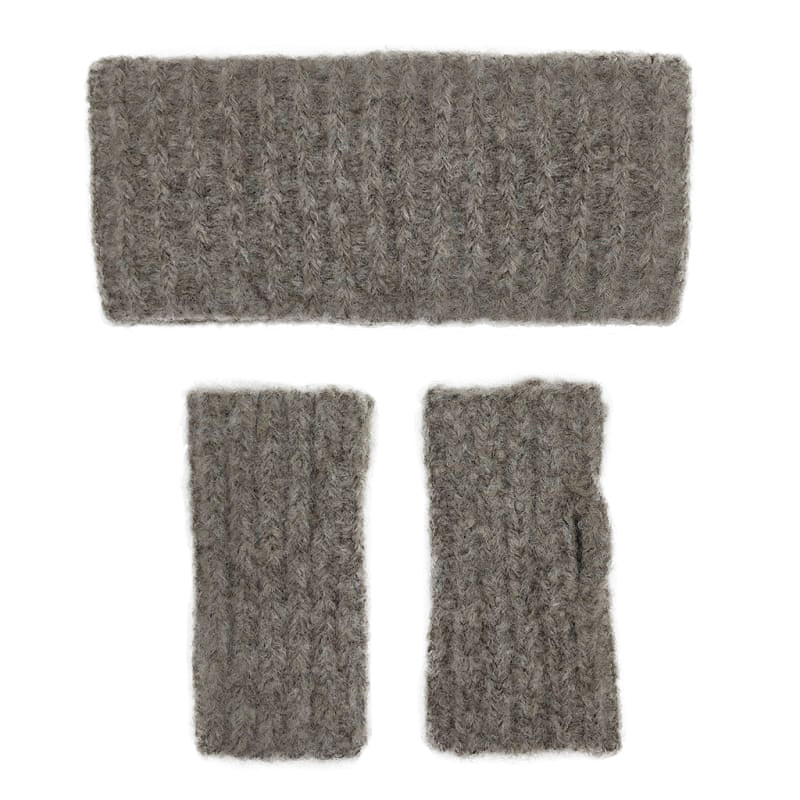 Autumn Ribbed Alpaca Gloves from SLATE + SALT