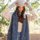 Gray Essential Knit Alpaca Gloves from SLATE + SALT