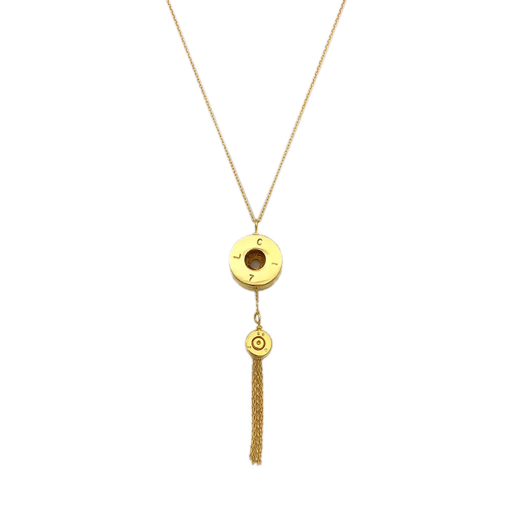 Bullet Tassel Necklace from SLATE + SALT