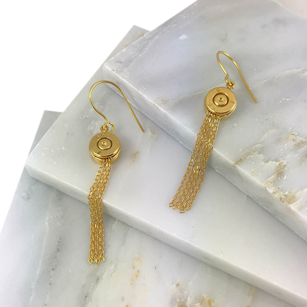 Bullet Tassel Earrings from SLATE + SALT