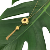 Bullet Tassel Necklace from SLATE + SALT