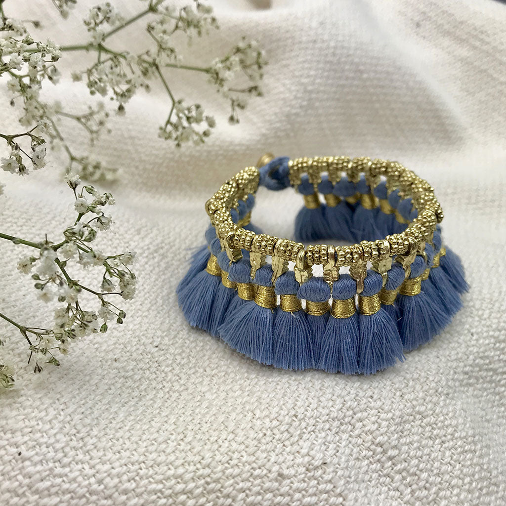 Kyra Tassel Bracelet from SLATE + SALT