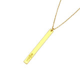 Layered Bar Bullet Necklace from SLATE + SALT