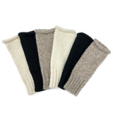 Black Essential Knit Alpaca Gloves from SLATE + SALT