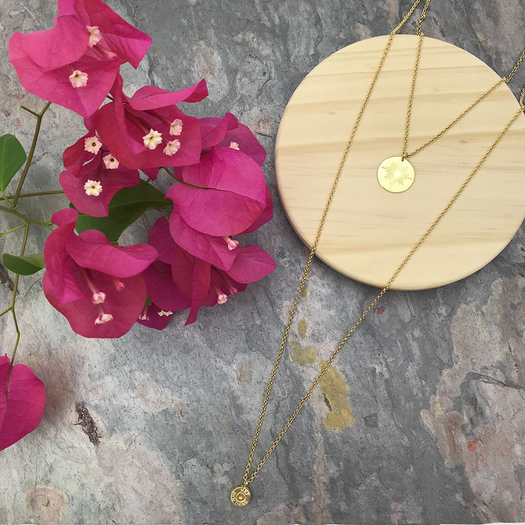 Layered North Star Bullet Necklace from SLATE + SALT