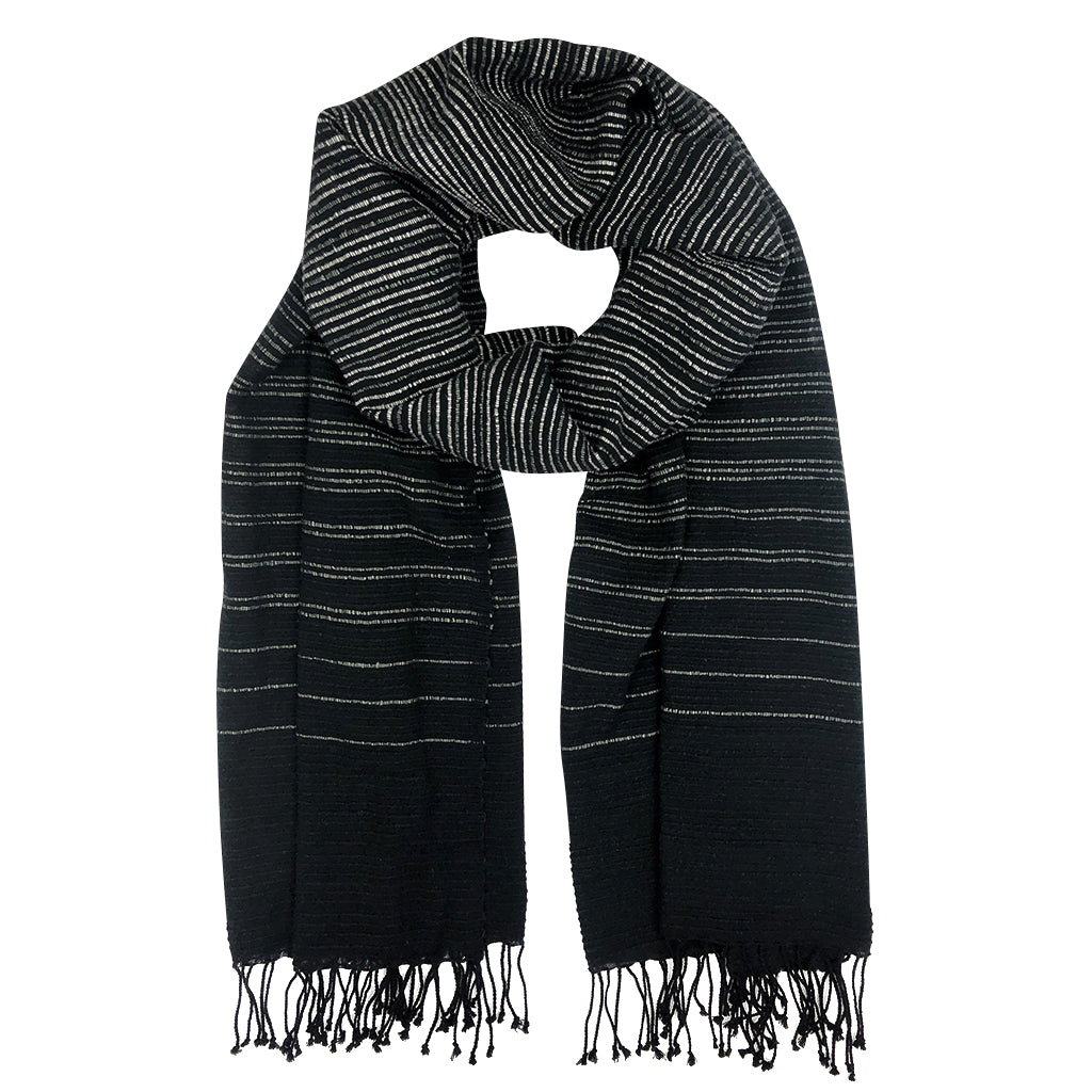 Ethiopia Handloom Wrap Scarf from SLATE + SALT