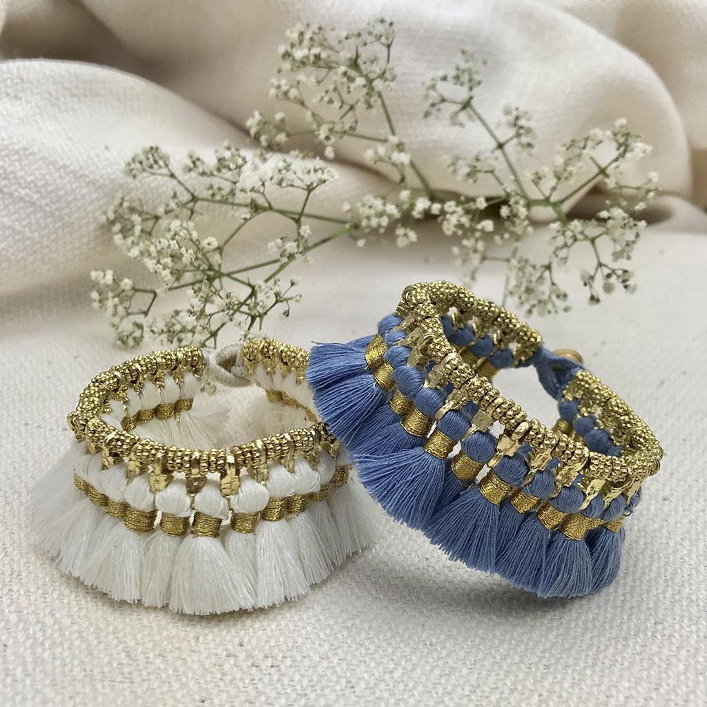 Kyra Tassel Bracelet from SLATE + SALT