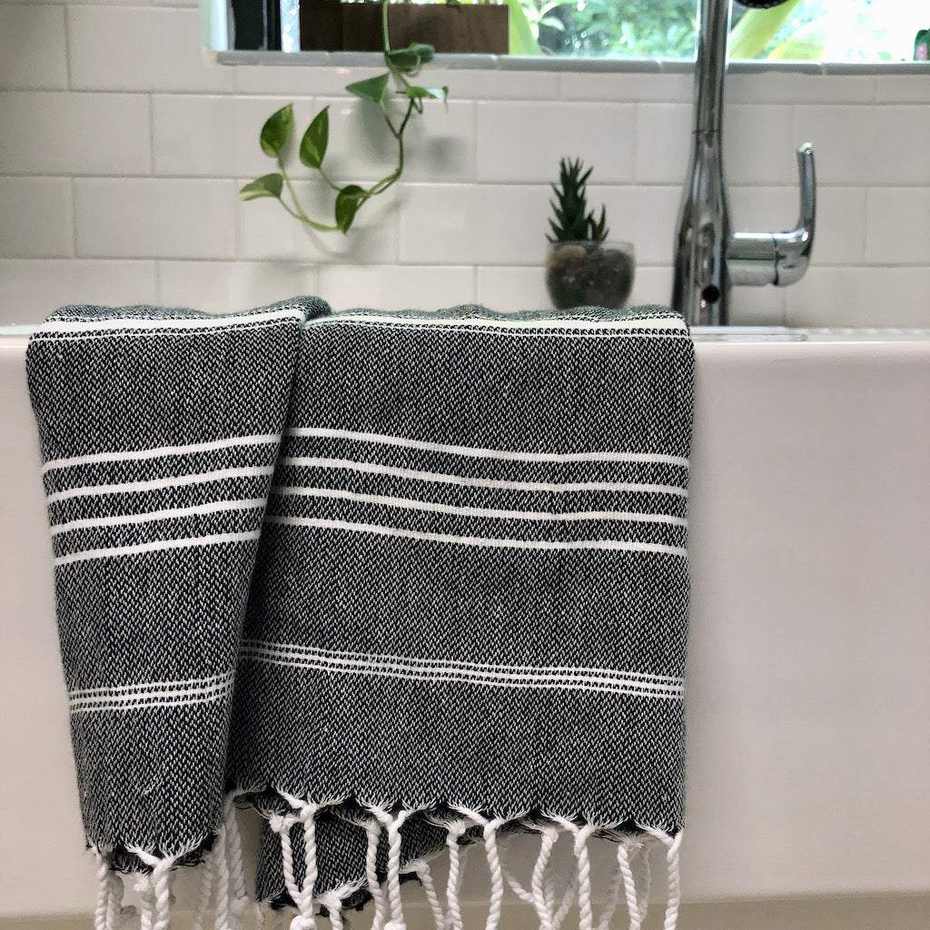 Classic Turkish Hand Towel from SLATE + SALT
