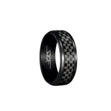 Real Carbon Fiber Ring | Black | Slate Series from Simply Carbon Fiber