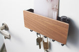 Magnetic Key Rack - Steel + Wood from Yamazaki Home